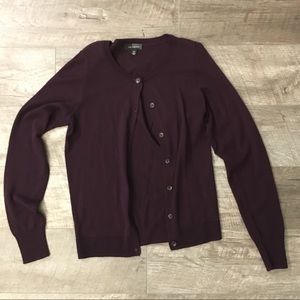 The Limited Plum Cardigan